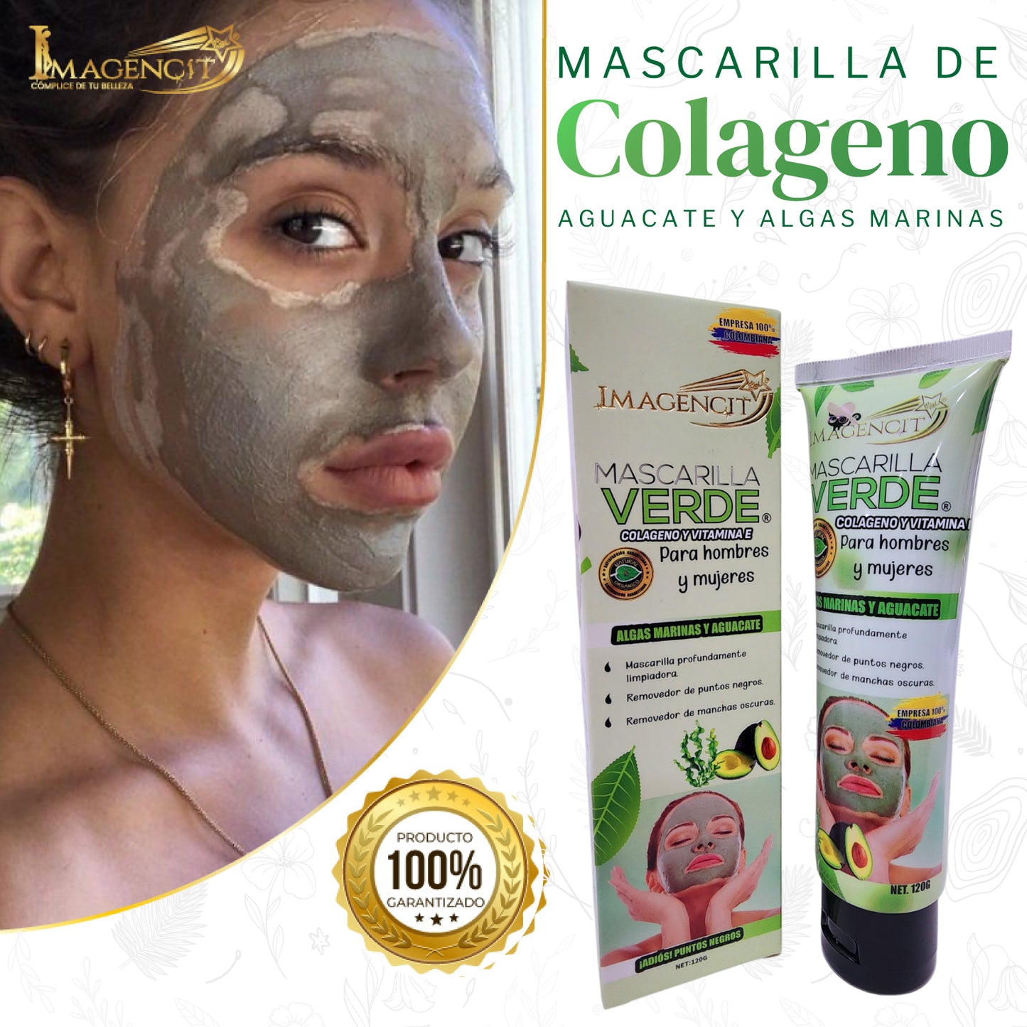 Mascarilla de Colageno y Vitamina E
